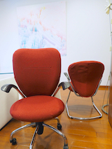 イタリア文化会館内（九段）のイタリアLamm社製事務椅子のカバー実例／事務椅子のカバーデザイン実例No４5椅子カバーのページへ