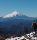 自然環境イメージ/塔の岳から富士山