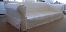 オーダー特注で美しいラインのソファーカバーを製作いたします、プロに ...